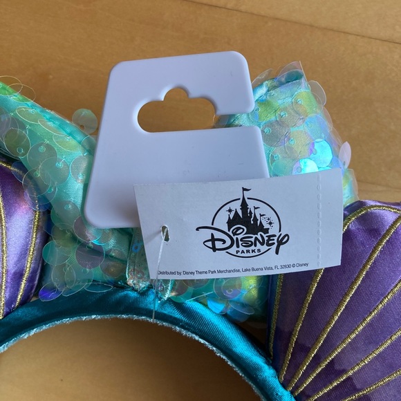 Disney Parks Minnie Mouse Mermaid Ears Headband - Picture 6 of 7